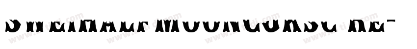 SweiHalfMoonCJKsc Re字体转换